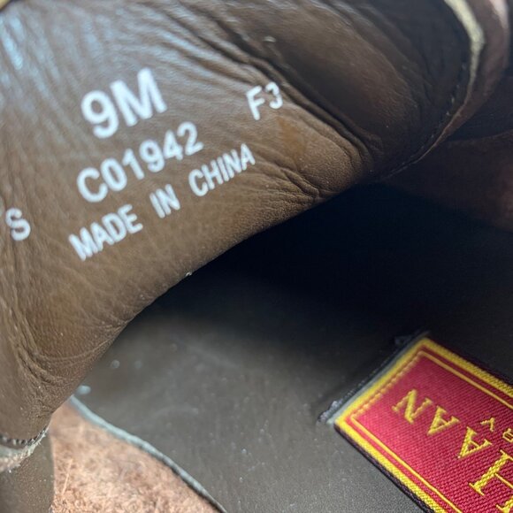 Cole Haan Country Mens Brown Leather Lace-Up Casual Moc Toe Loafer Shoes Size 9M - Picture 12 of 12